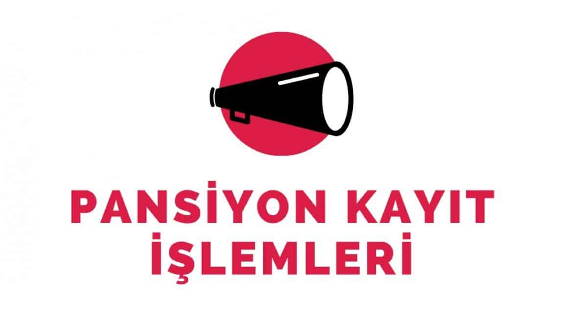 DİNAR FEN LİSESİ PANSİYON KAYIT EVRAKLARI